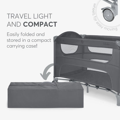 Baby Cot 2 Levels Milky Way Grey 2026