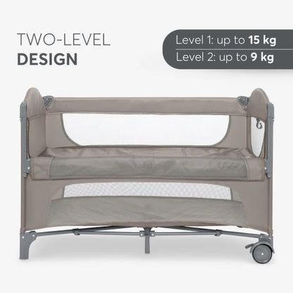 Baby Cot 2 Levels Milky Way Beige 2027