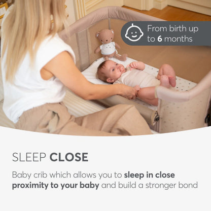 Bedside Crib Noah Beige 2025