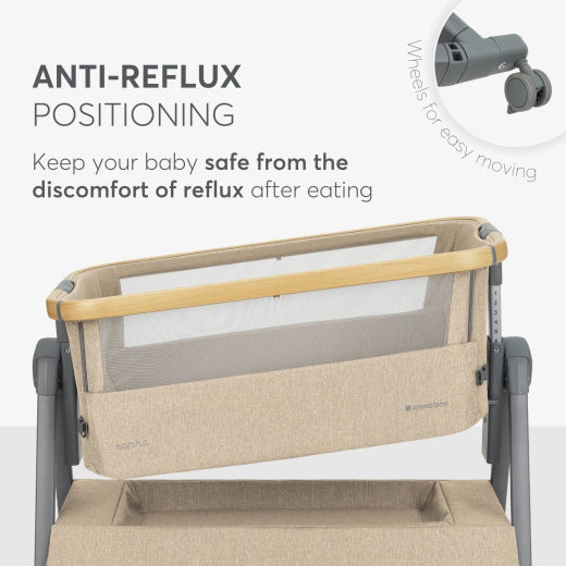 Bedside Crib Nanna 2 Beige