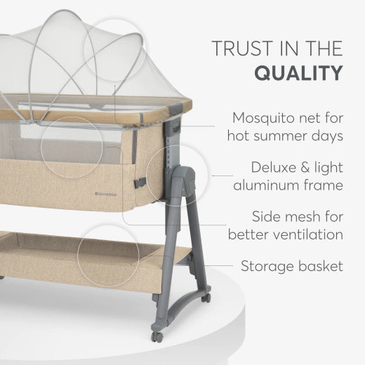 Bedside Crib Nanna 2 Beige