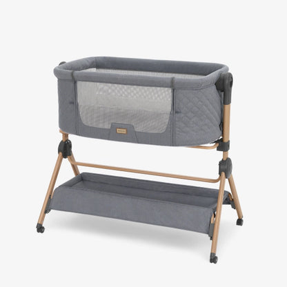 2 In 1 Bedside Crib + Highchair Sleat Me Grey