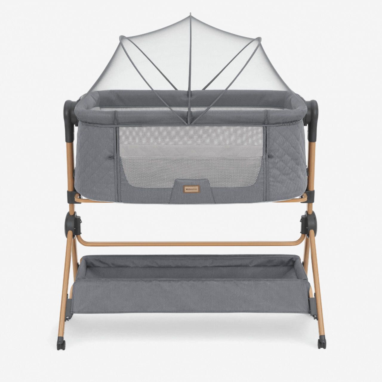 2 In 1 Bedside Crib + Highchair Sleat Me Grey