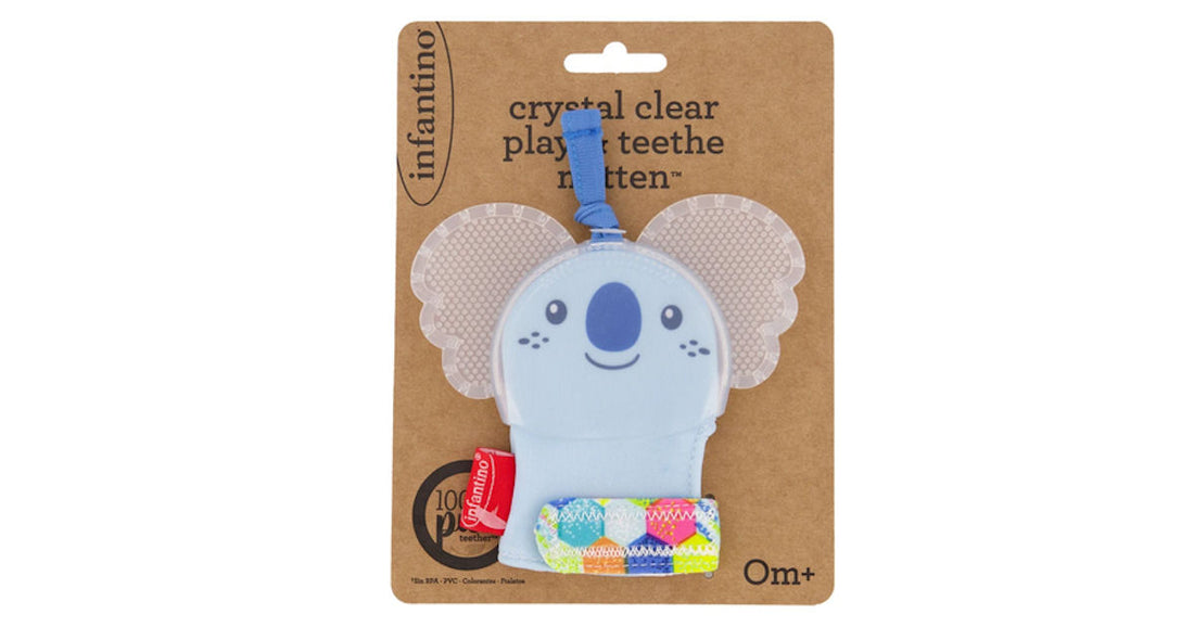 Crystal Clear Play N Teether Mitten