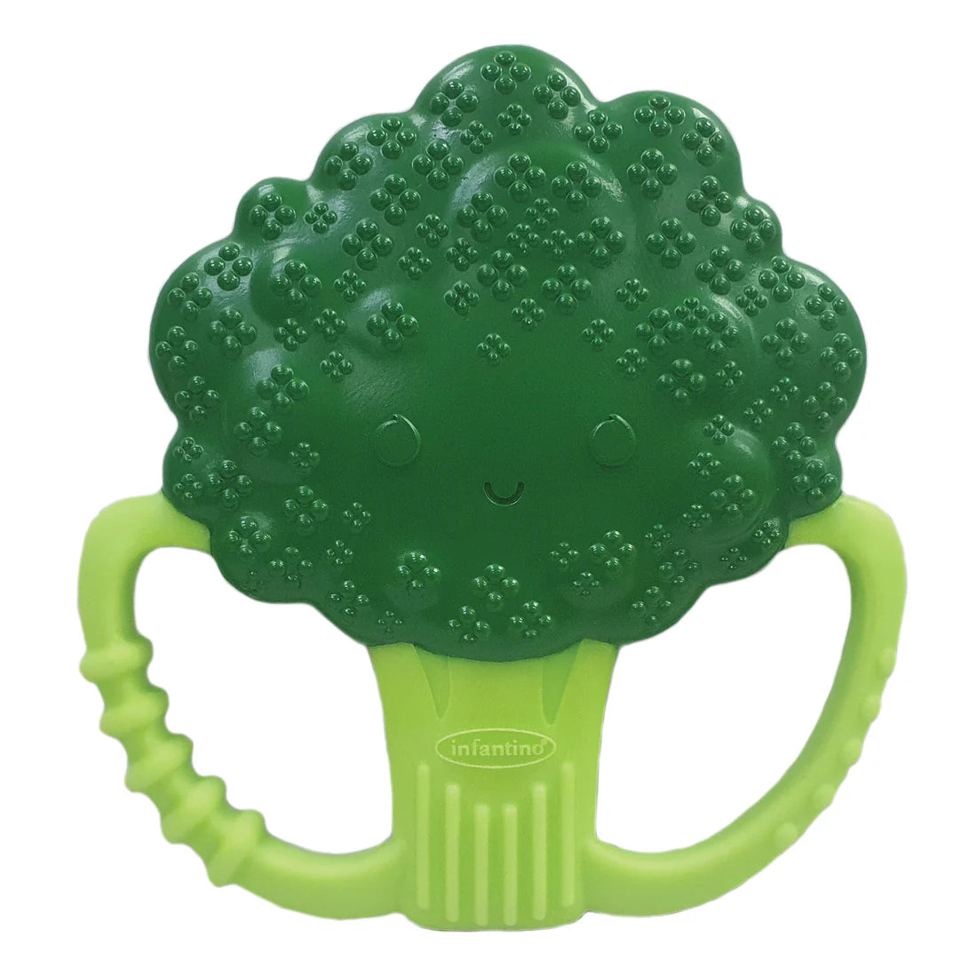 Lil Nibble Textured Silicone Teether, Broccoli