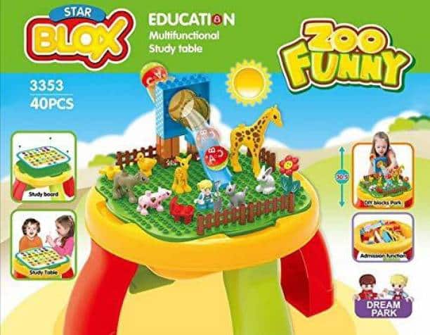 Zoo Funny Multifunctional Table for Construction