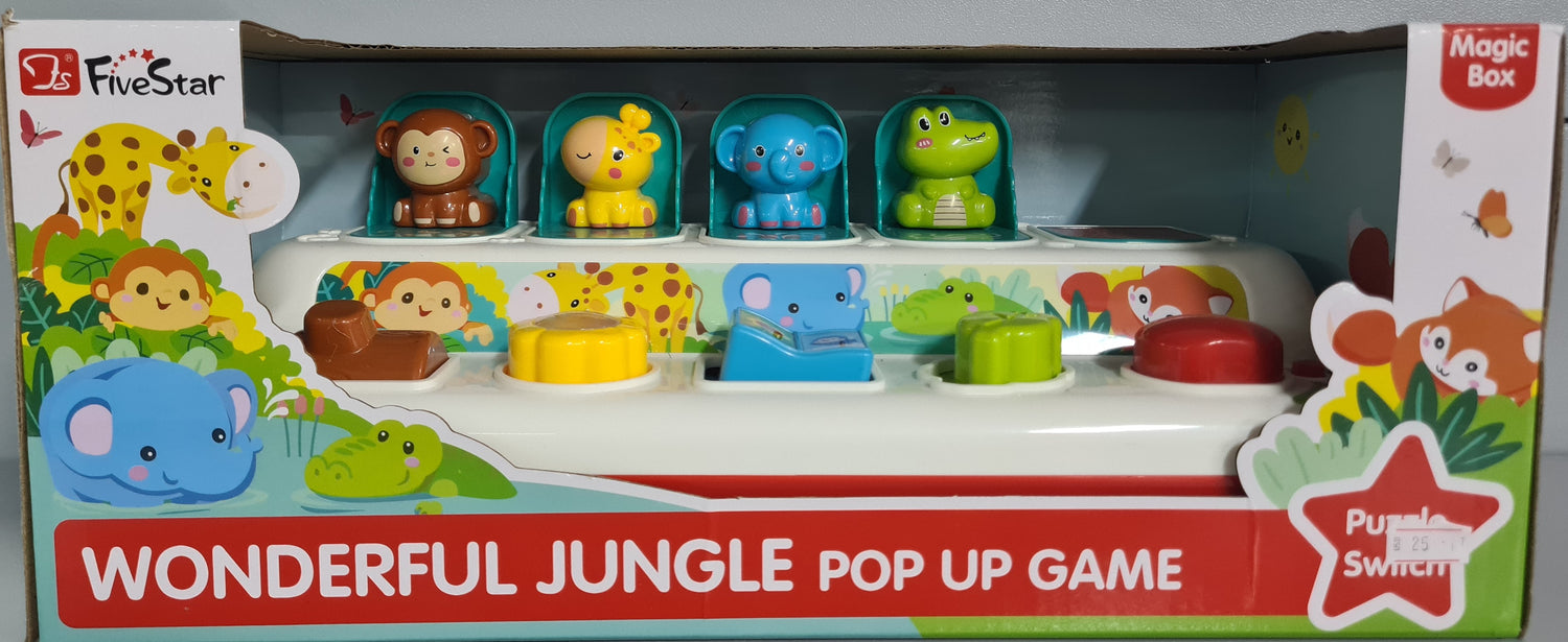 Learning Fun Wonderful Jungle Pop Up Game