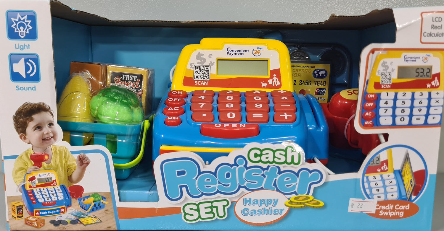 Cash Register Set, Happy Cashier