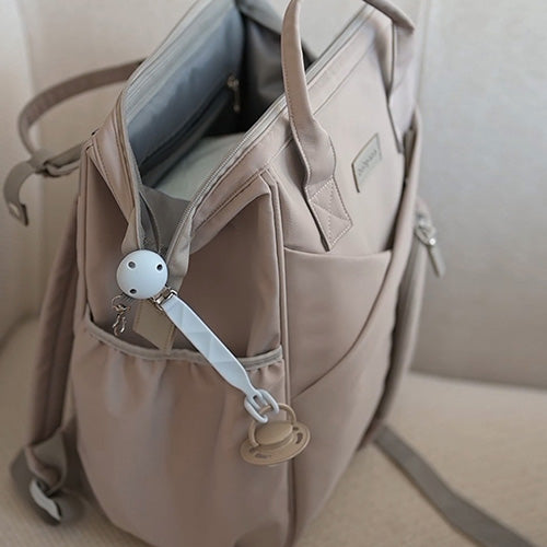 Soother Holder Silicone Blue