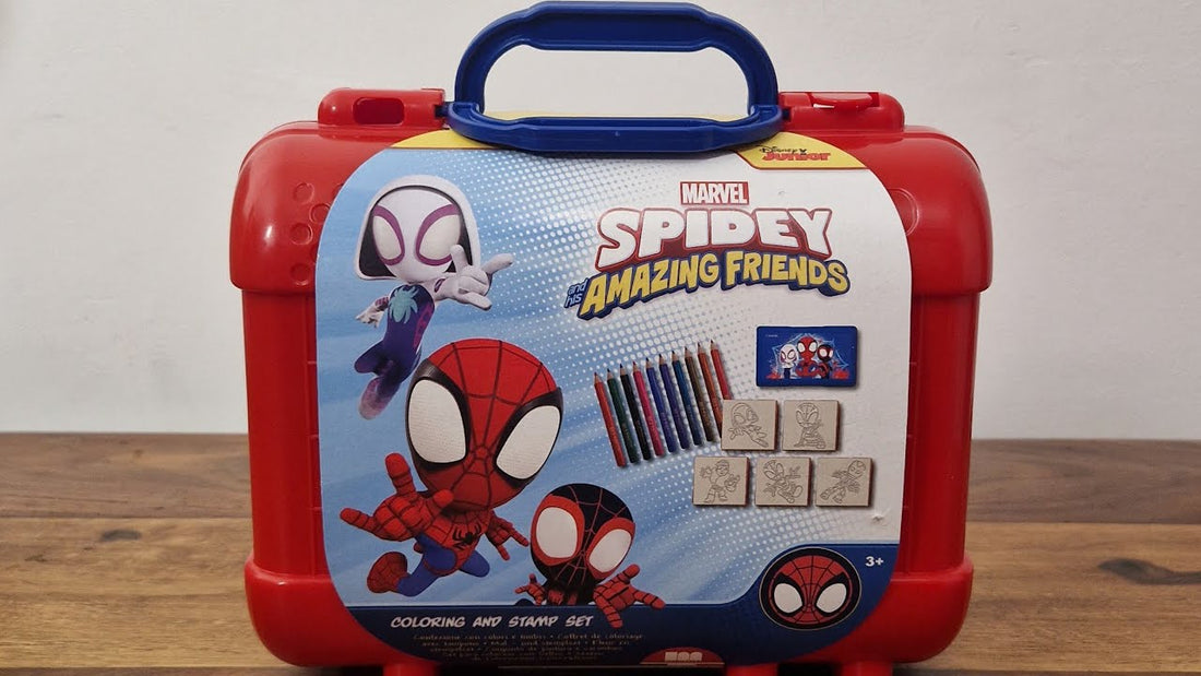 Spidey Amazin Friends Coloring and Stamp Set