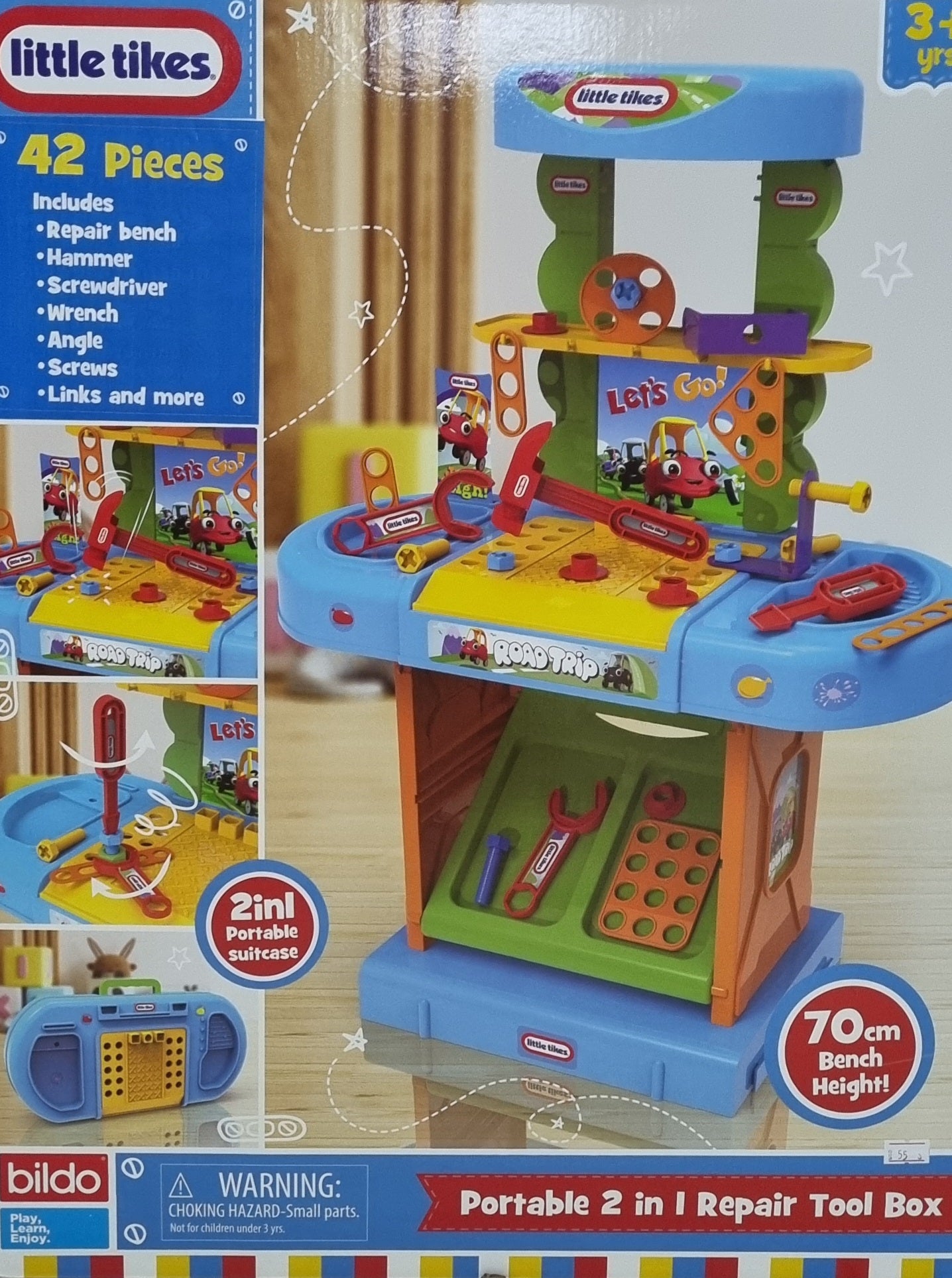 Little Tikes Portable 2 In 1 Repair Tool Box