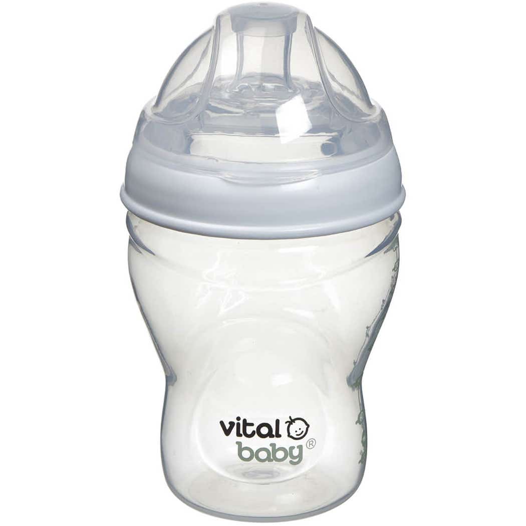 Vital Breast Like Feeding Bottles 240Ml (1Pk)