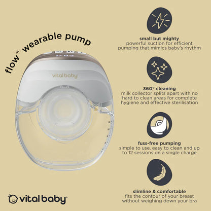 Vital Baby Nurture Flow Wearable Pump