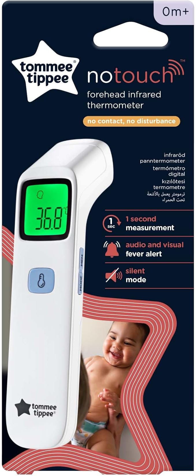 Tommee Tippee No Touch Forehead Infrared Thermometer.