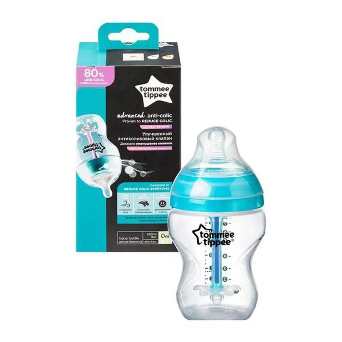 Tommee tippee 1x260ml aac btl slow near scanda