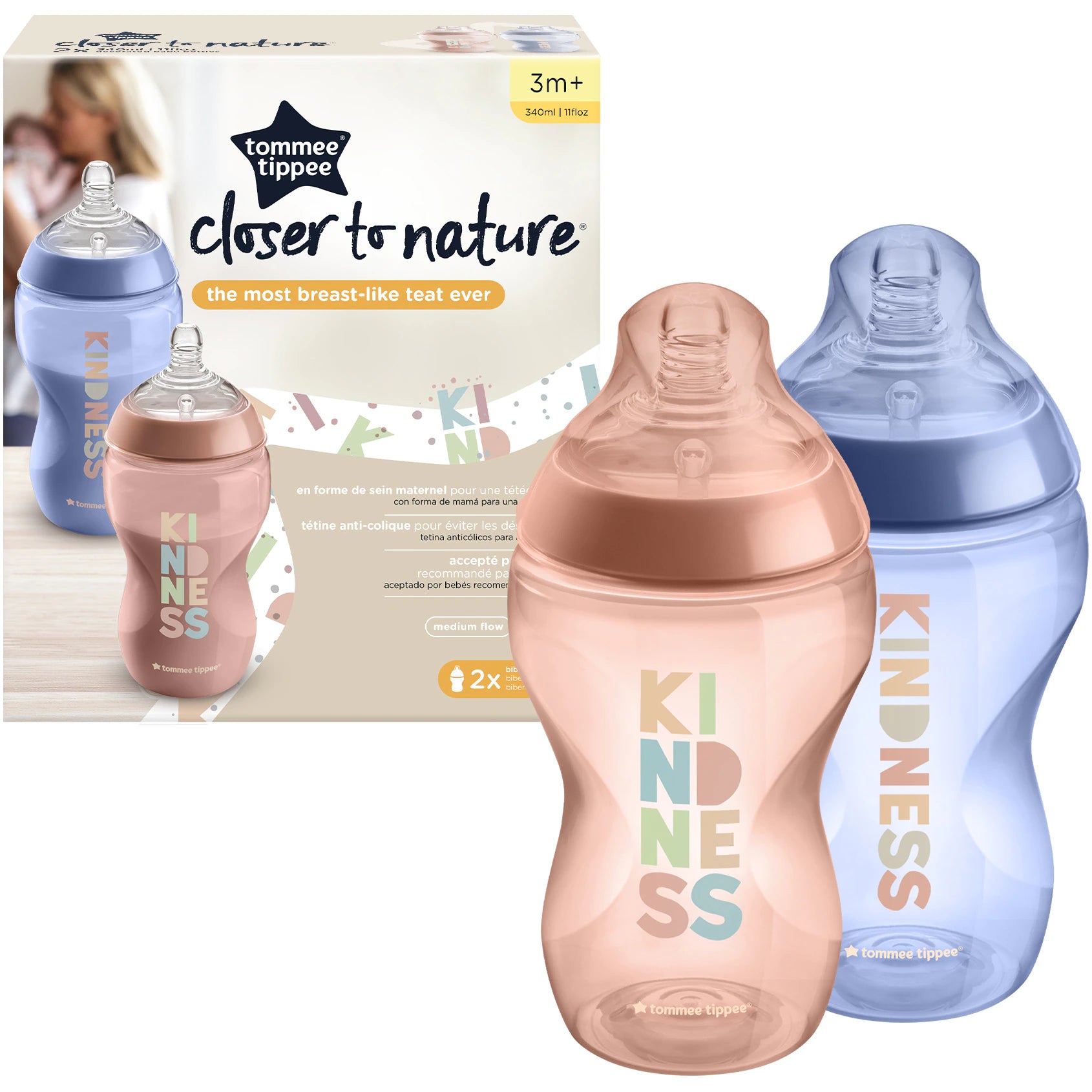 Tommee tippee 340ml tt ctn bottle 2pc