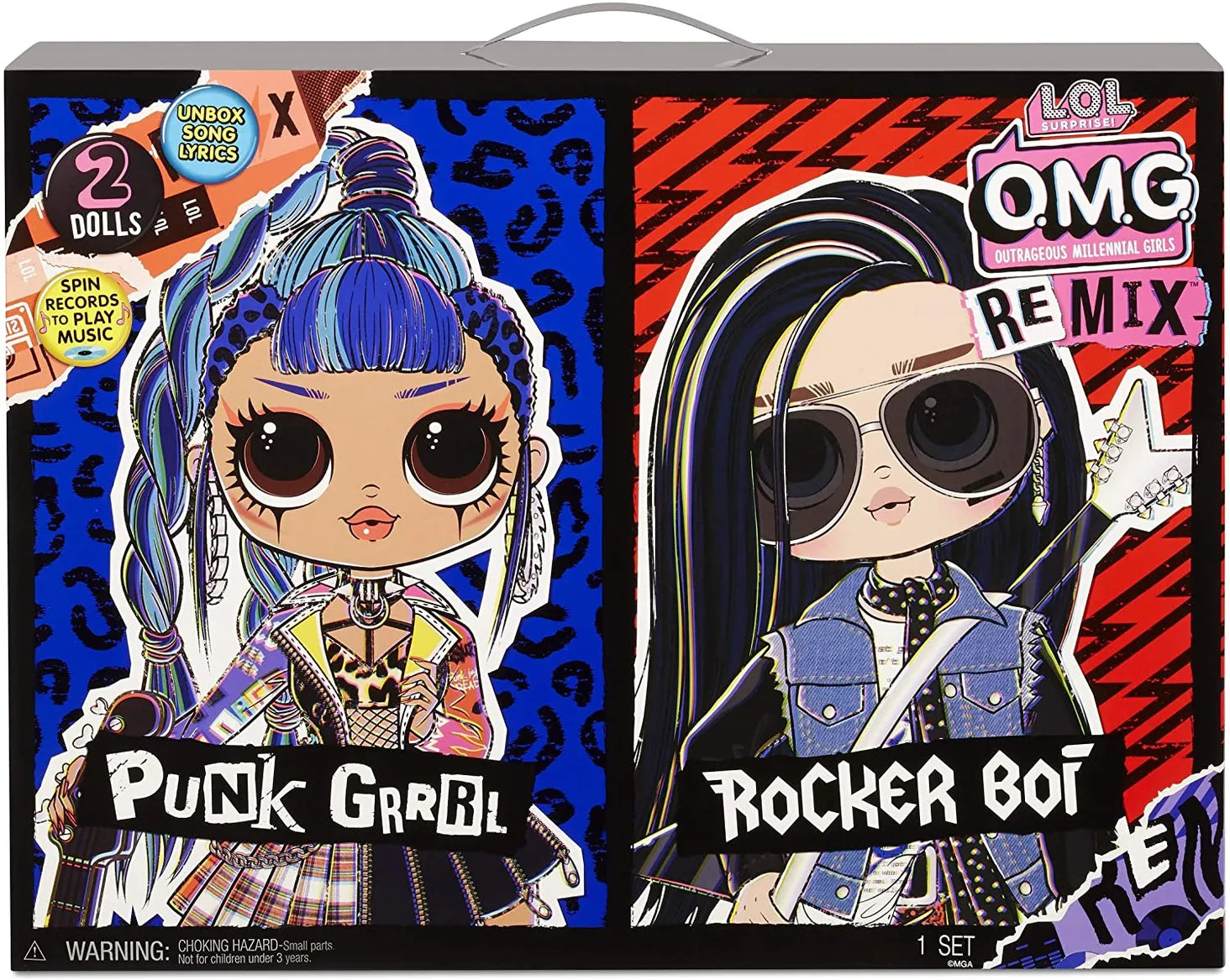 Punk Grrrl and Rocker Bot