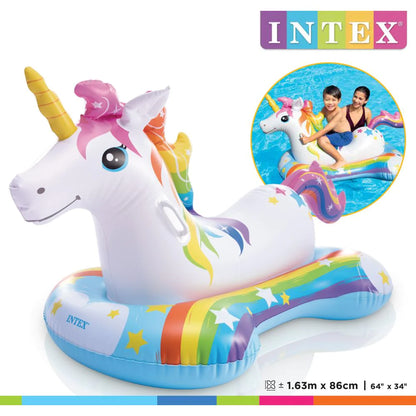 Intex  magical unicorn ride-on