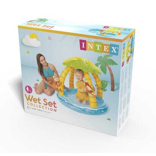 Intex tropical island baby pool