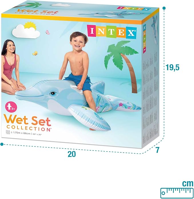 Inflatable Dolphin 175 x 66 cm Small
