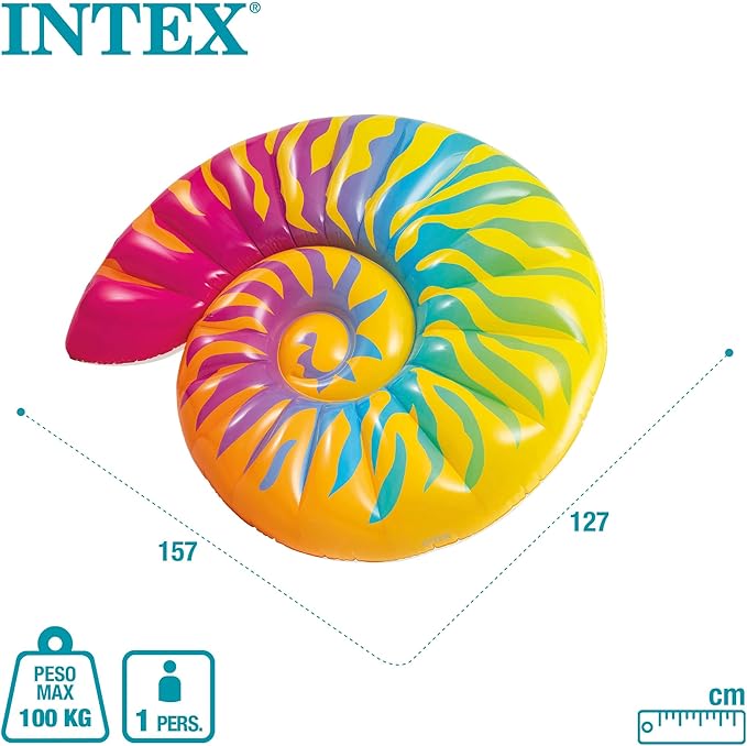 Intex - Rainbow Seashell Float