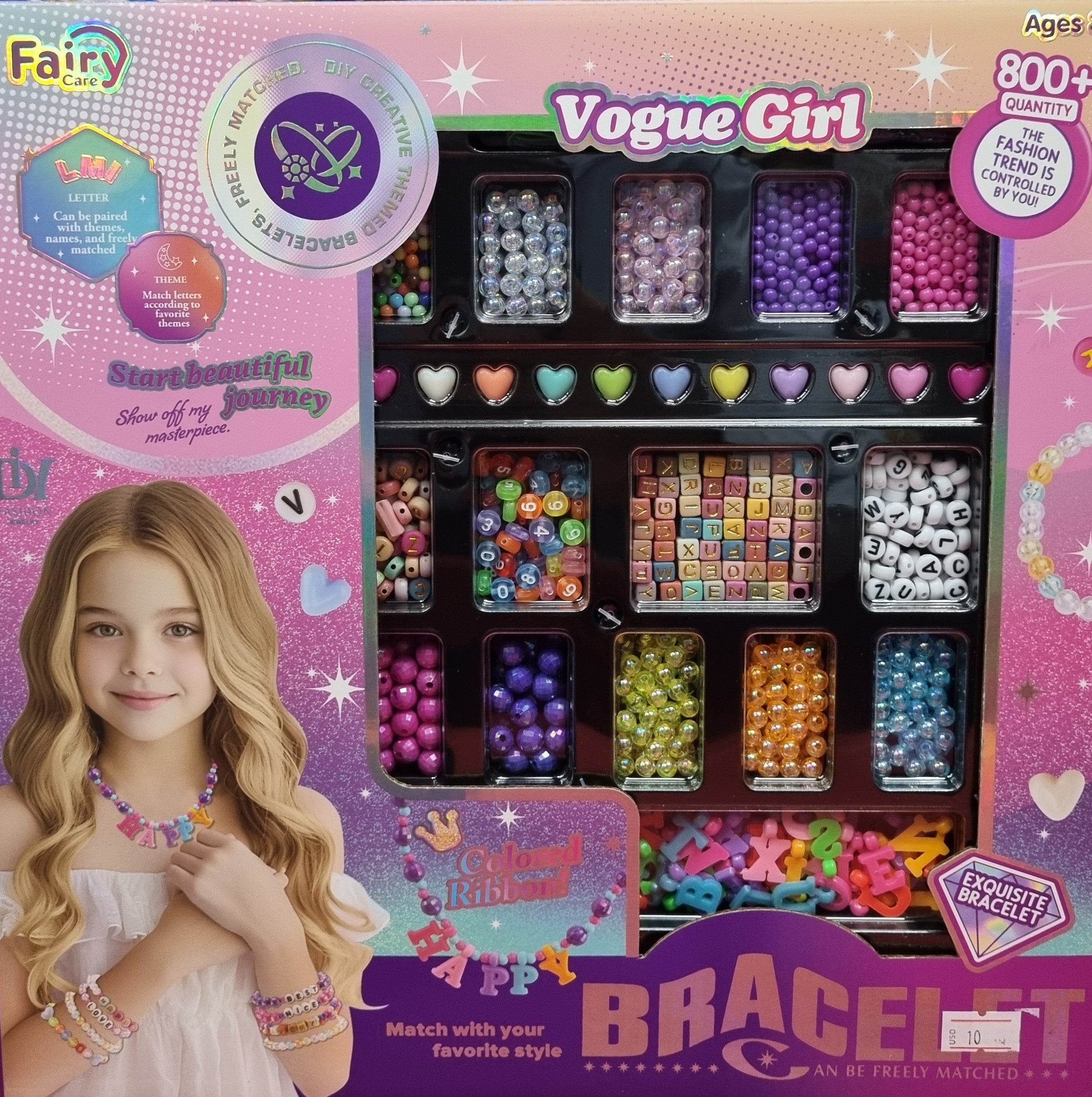 Bead Bracelet Kit Kit for Making Friendship Bracelets, Necklaces, Mobile Phone Chains