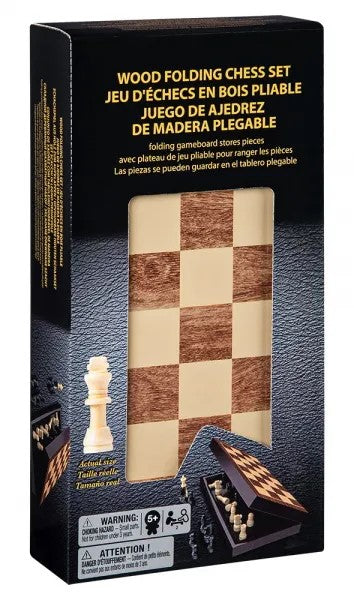 Wood Folding Chess Set