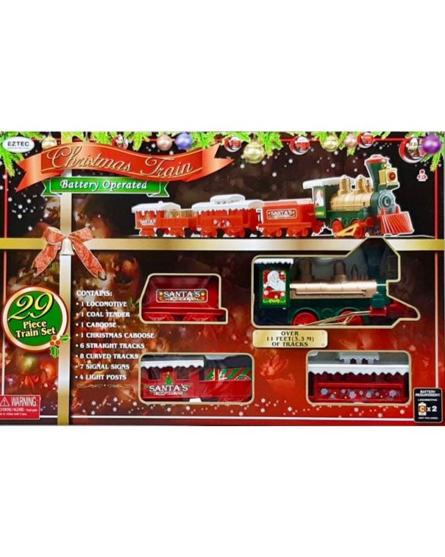 EZTEC Christmas Train 29 Pieces