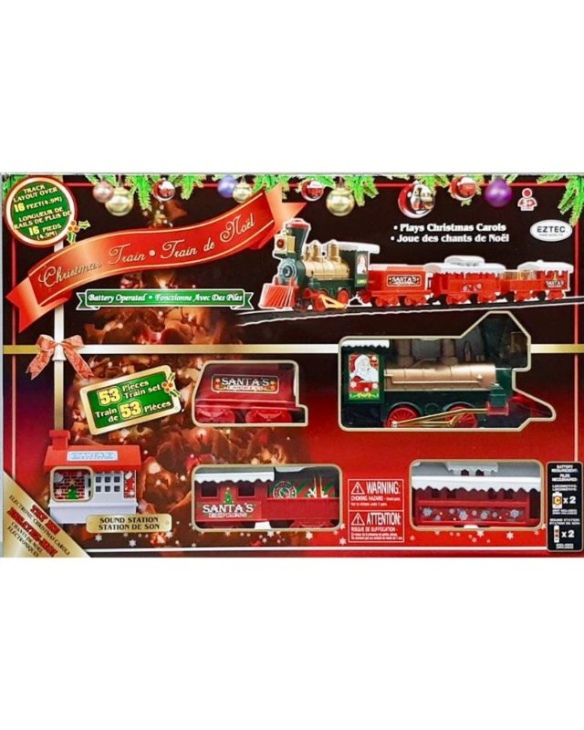 EZTEC Christmas Train Toy