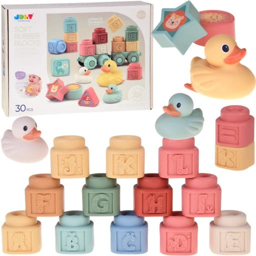 Soft Rubber Blocks 30 pcs