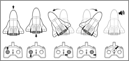 Buki Space Shuttle RC Space Junior