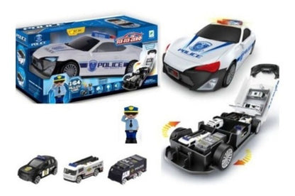 Musical Flash Car With 3 Die Cast Cars