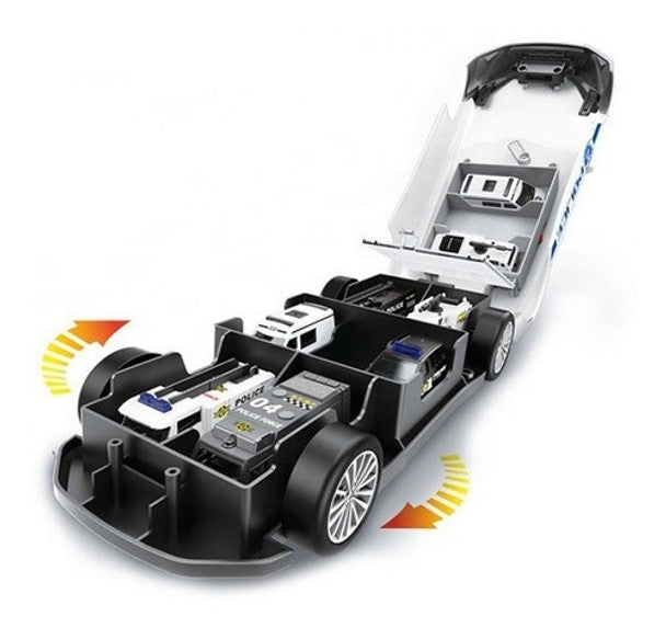 Musical Flash Car With 3 Die Cast Cars