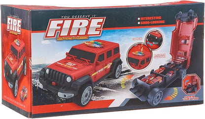 Free Wheel Musical Flash Jeep