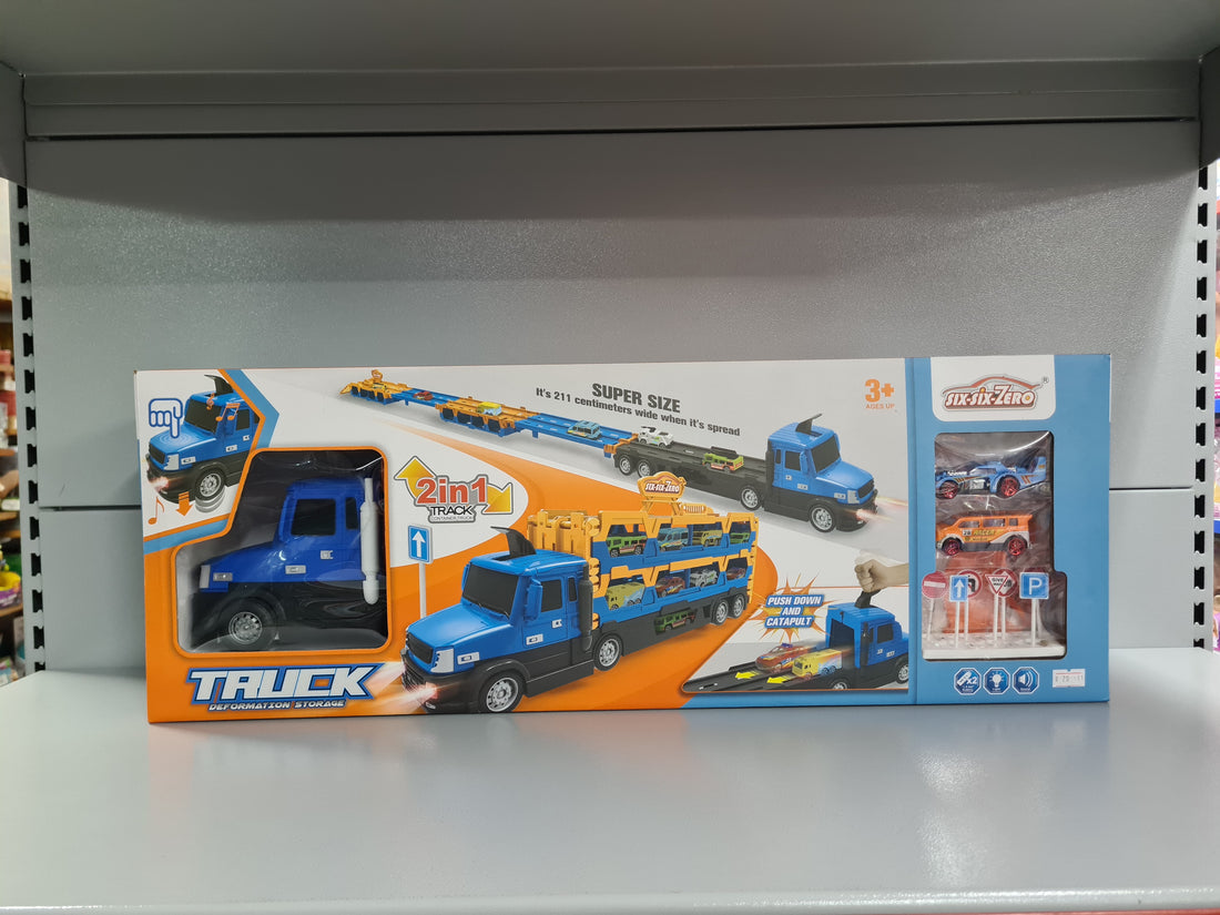 Truck Deformation Storage 2 in 1 Track Container Truck