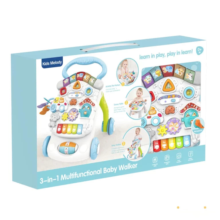 3 In 1 Multifunctional Baby Walker