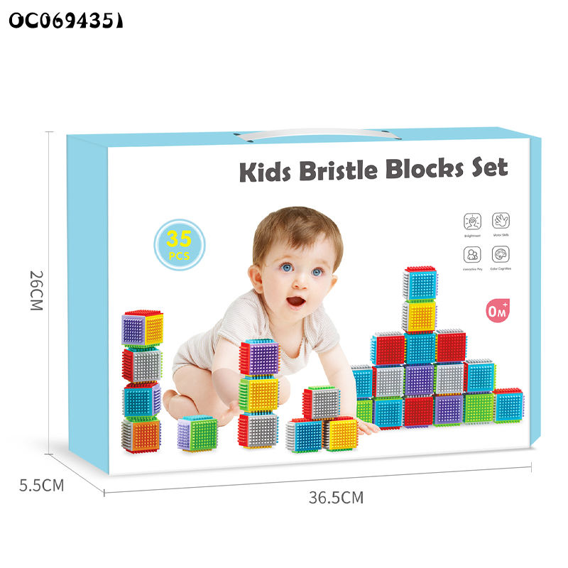 Kids Bristle Blocks Set 31 Pcs