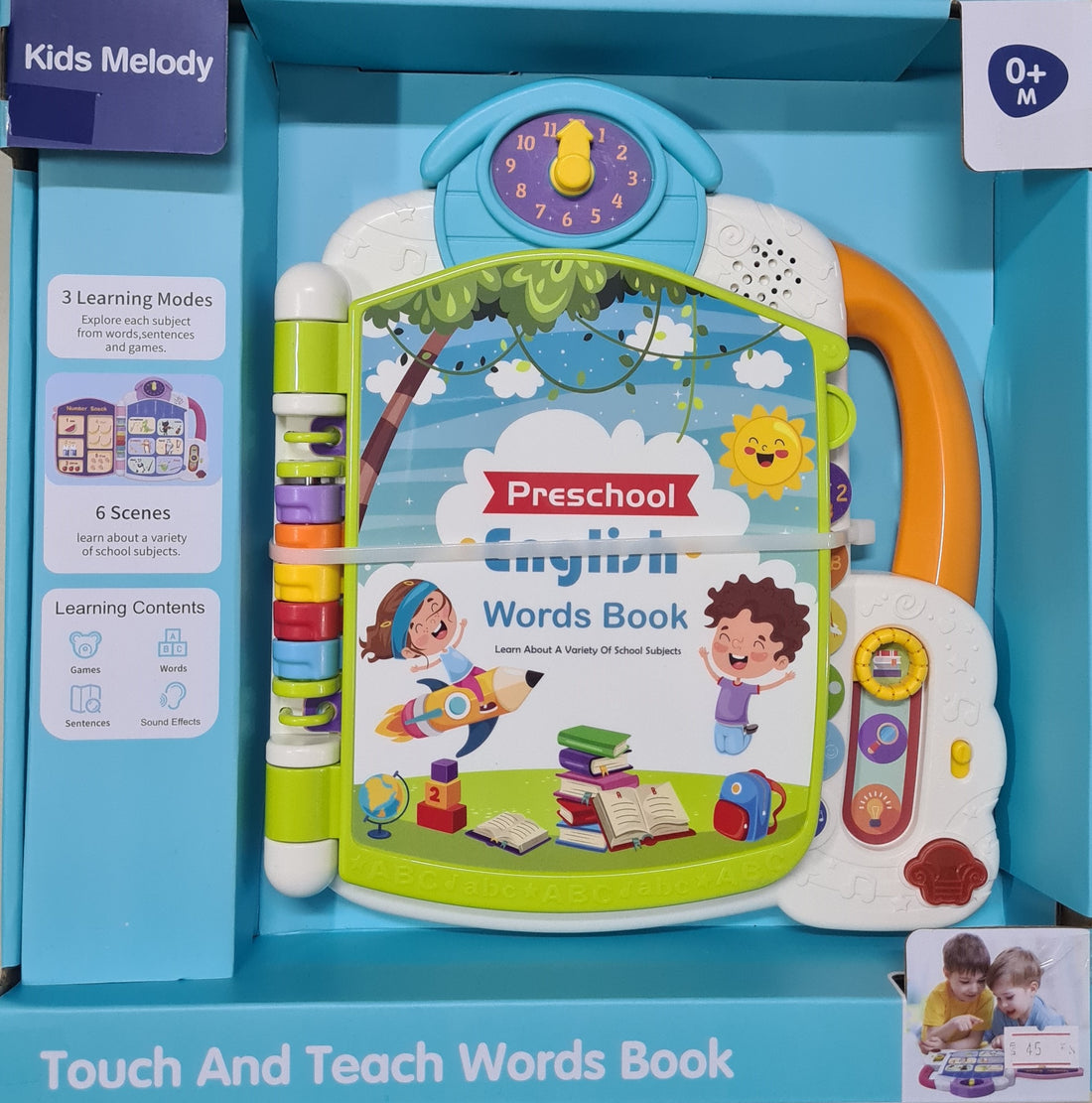 Touch And Teach Words Book