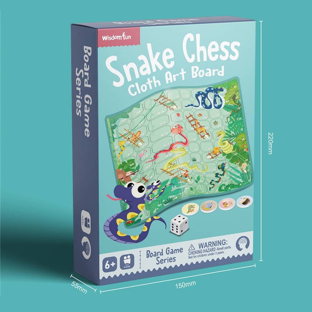 Snake Chess Cloth Art Board