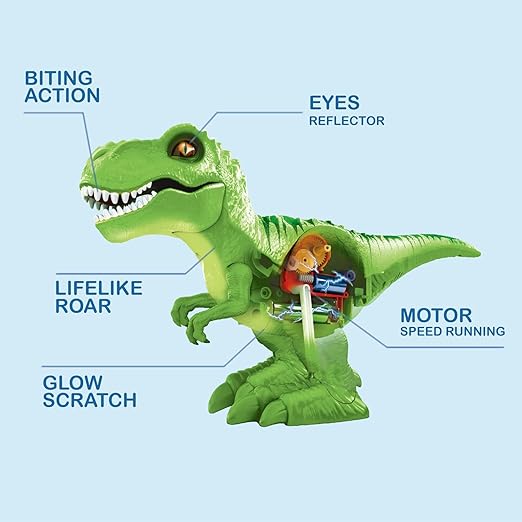 Robo Alive - Attacking T-Rex Battery-Powered Robotic Toy