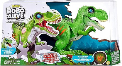 Robo Alive - Attacking T-Rex Battery-Powered Robotic Toy