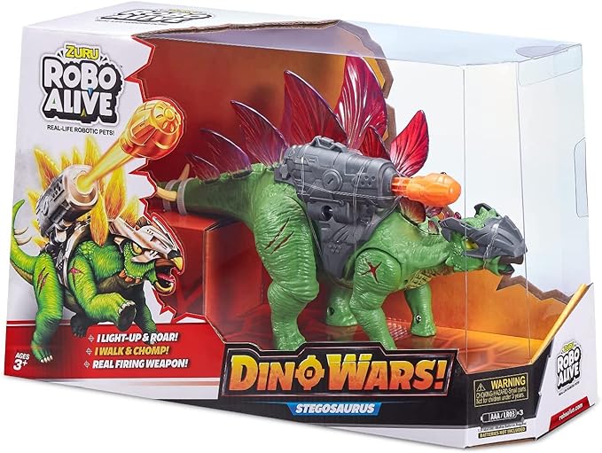 Robo Alive, Dino Wars Stegosaurus Tic Dinosaur Toy