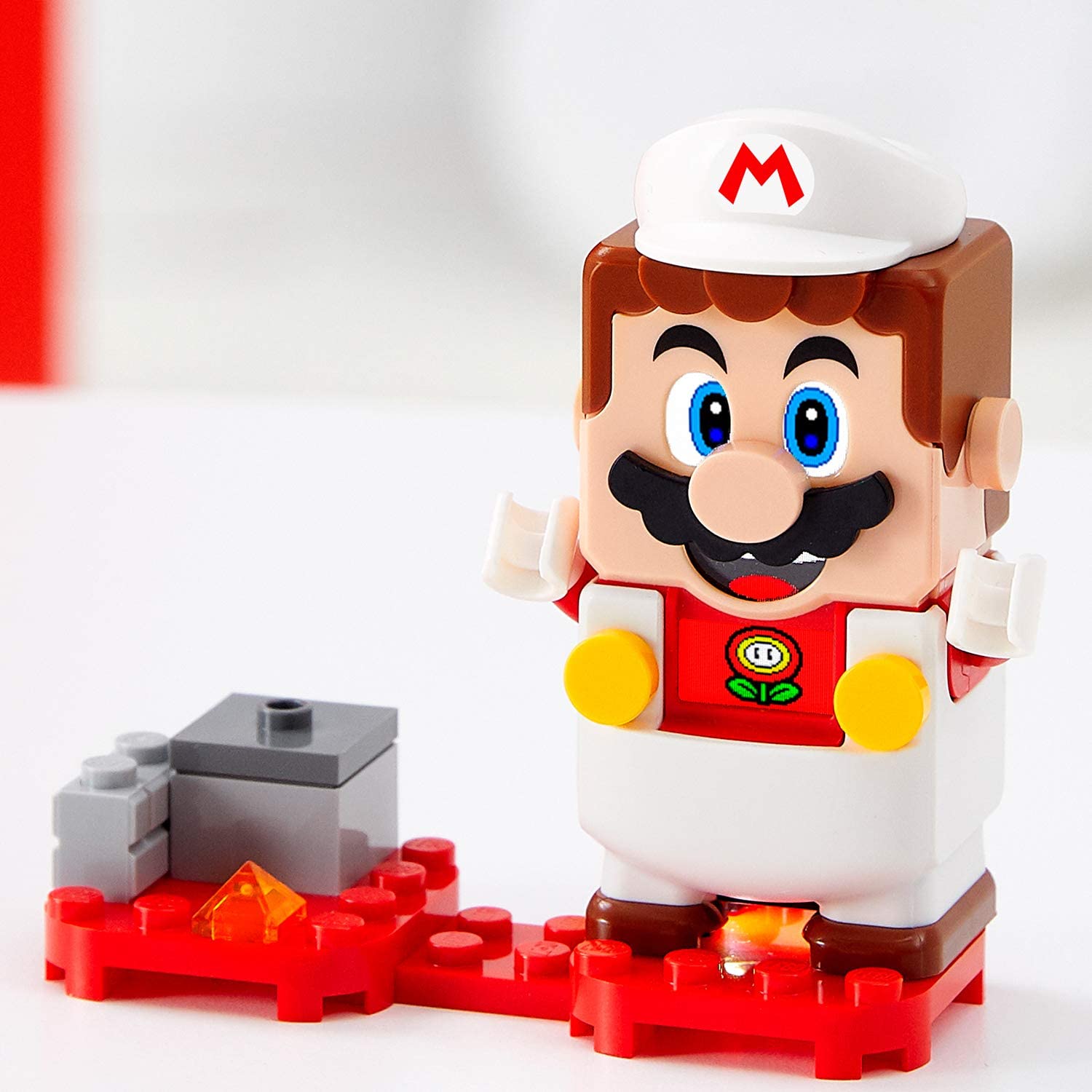 Lego fire mario power up case - 71370le