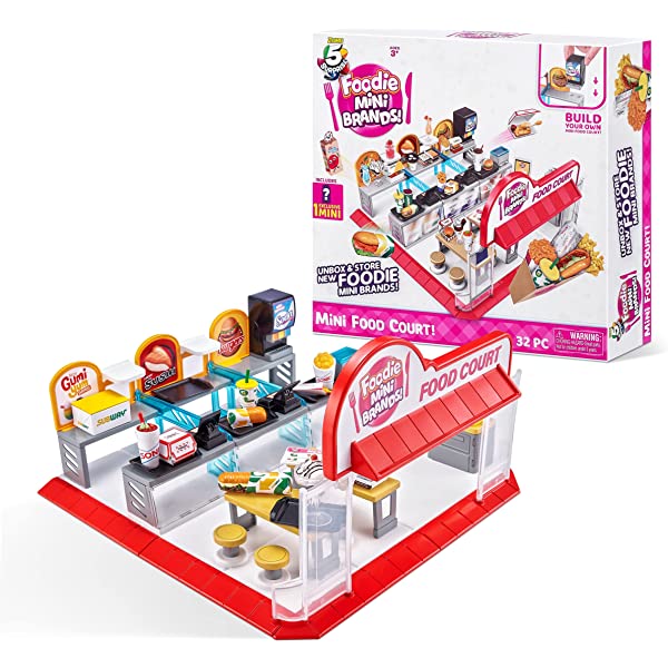 Zuru 5 surprise-foodie mini brands-series 1 mini food court playset