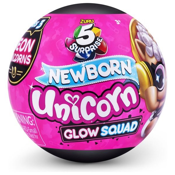 Zuru 5 surprise-unicorn squad-series 6 newborn unicorn glow squad