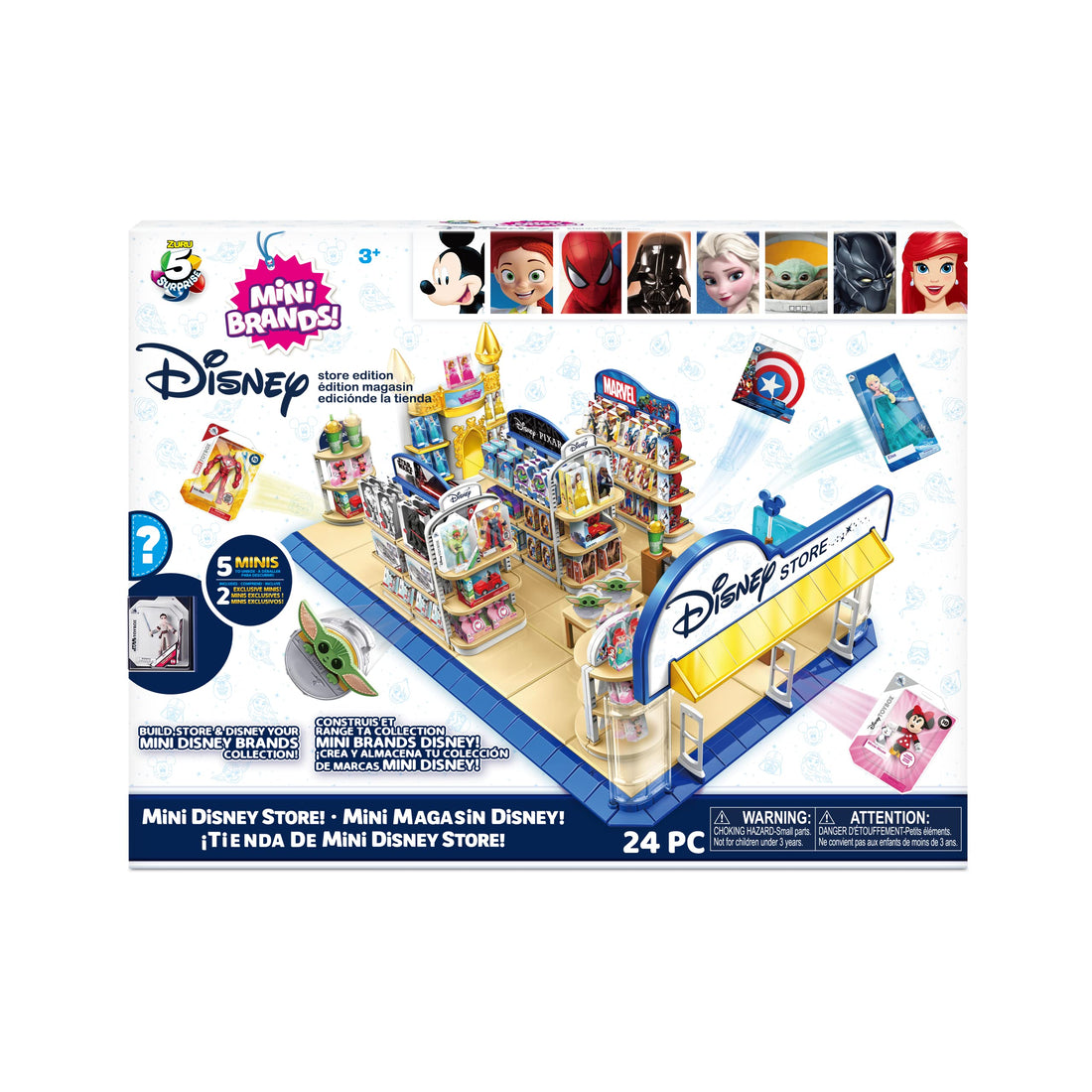 Zuru 5 surprise-disney store mini brands-series 1 mini disney store play set