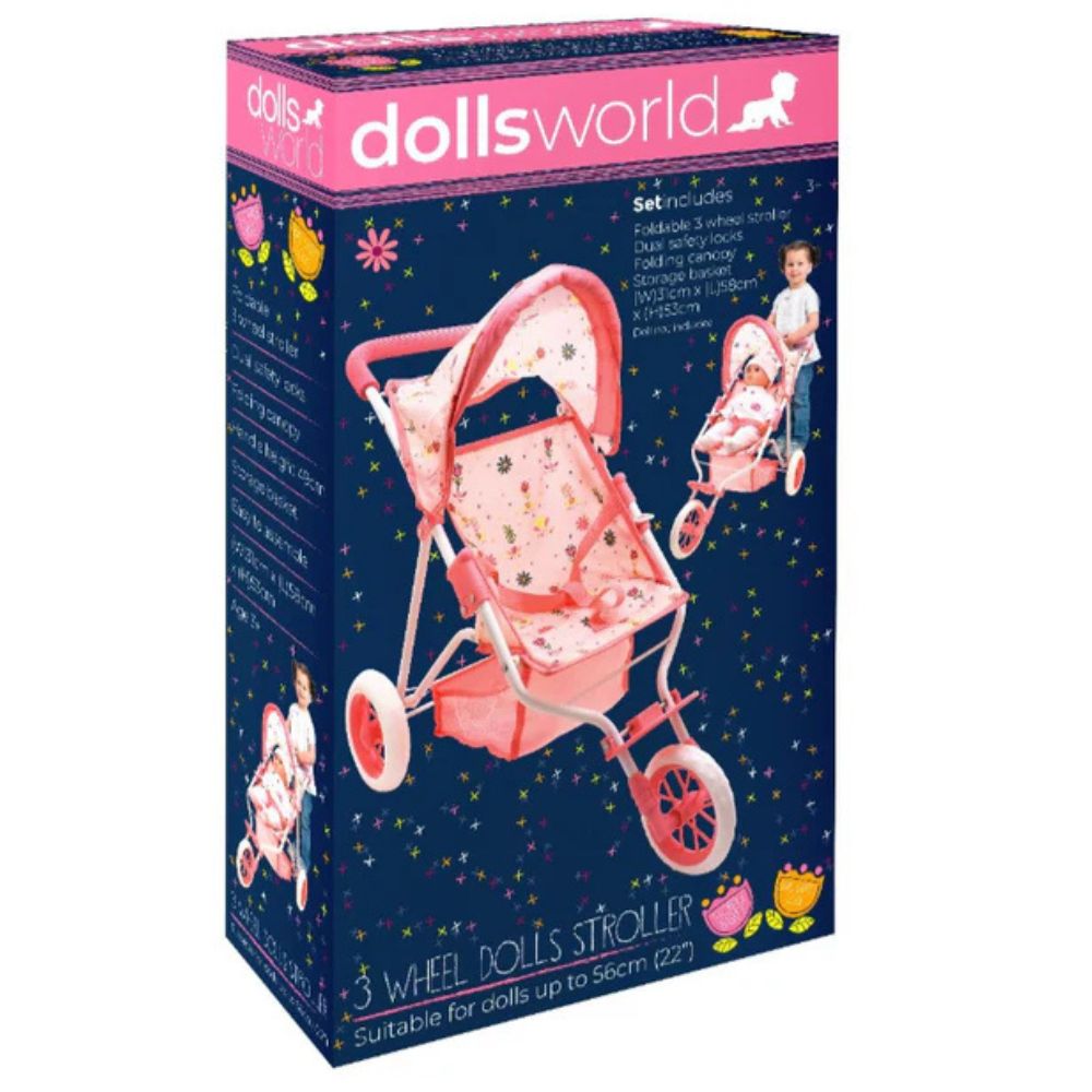 3 Wheel Dolls Stroller