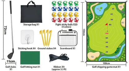 Golf Game Play Set. Chipping Game.