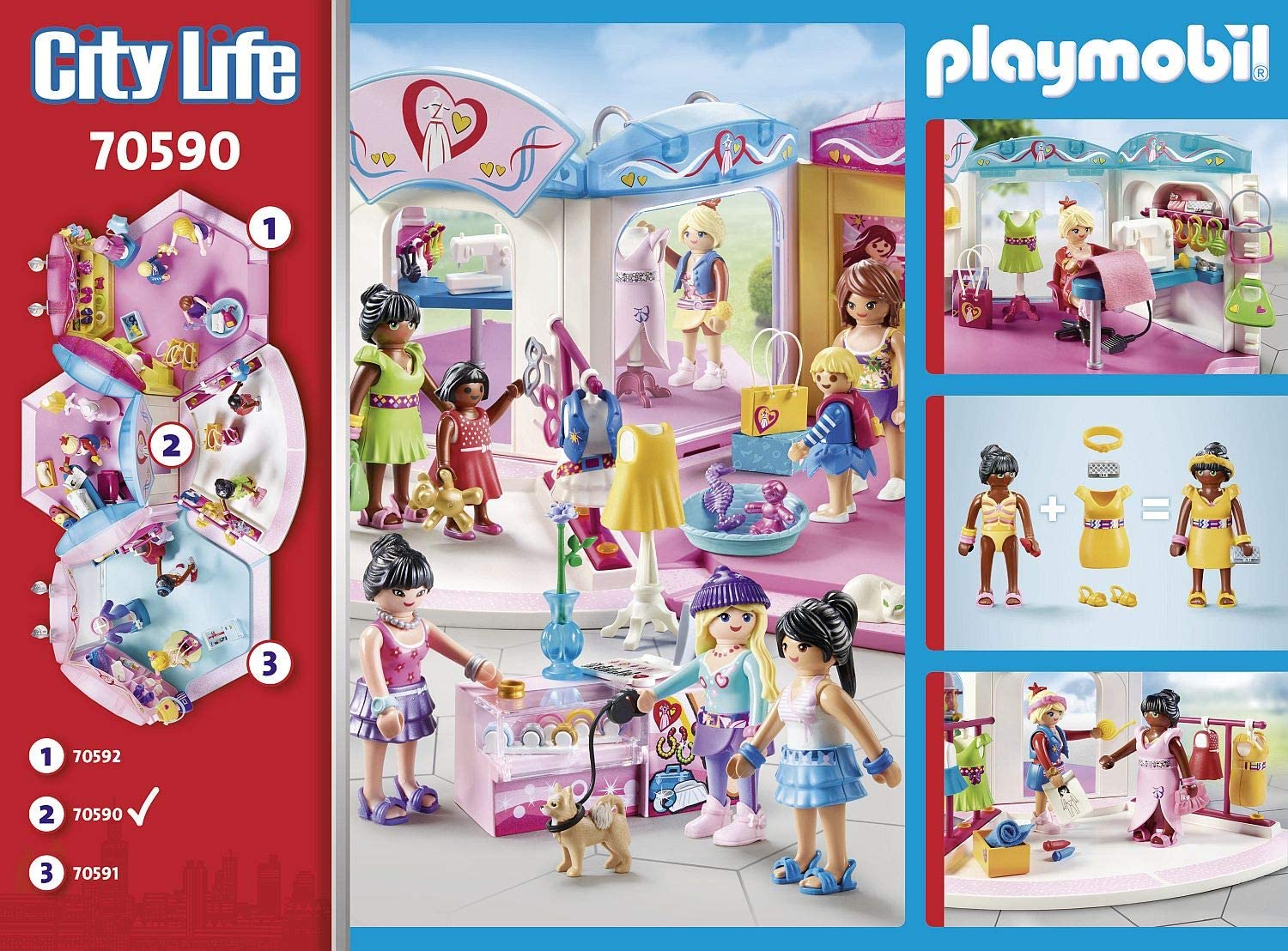 Playmobil city life fashion design studio - 70590