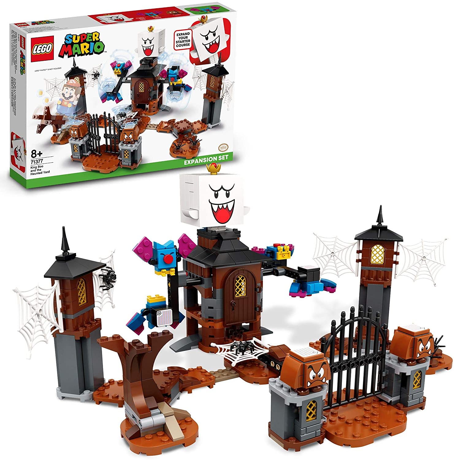 Lego king boo and the haunted yard expansion set - 71377le